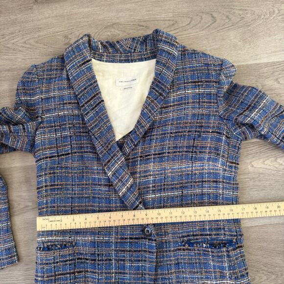 Isabel Marant Etoile Blazer Jacket Plaid Academia Size 42 / XL - Picture 9 of 11